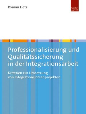 cover image of Professionalisierung und Qualitätssicherung in der Integrationsarbeit